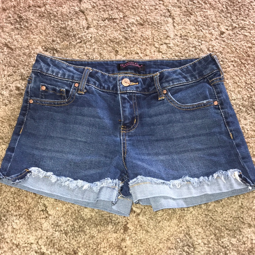 Denim shorts